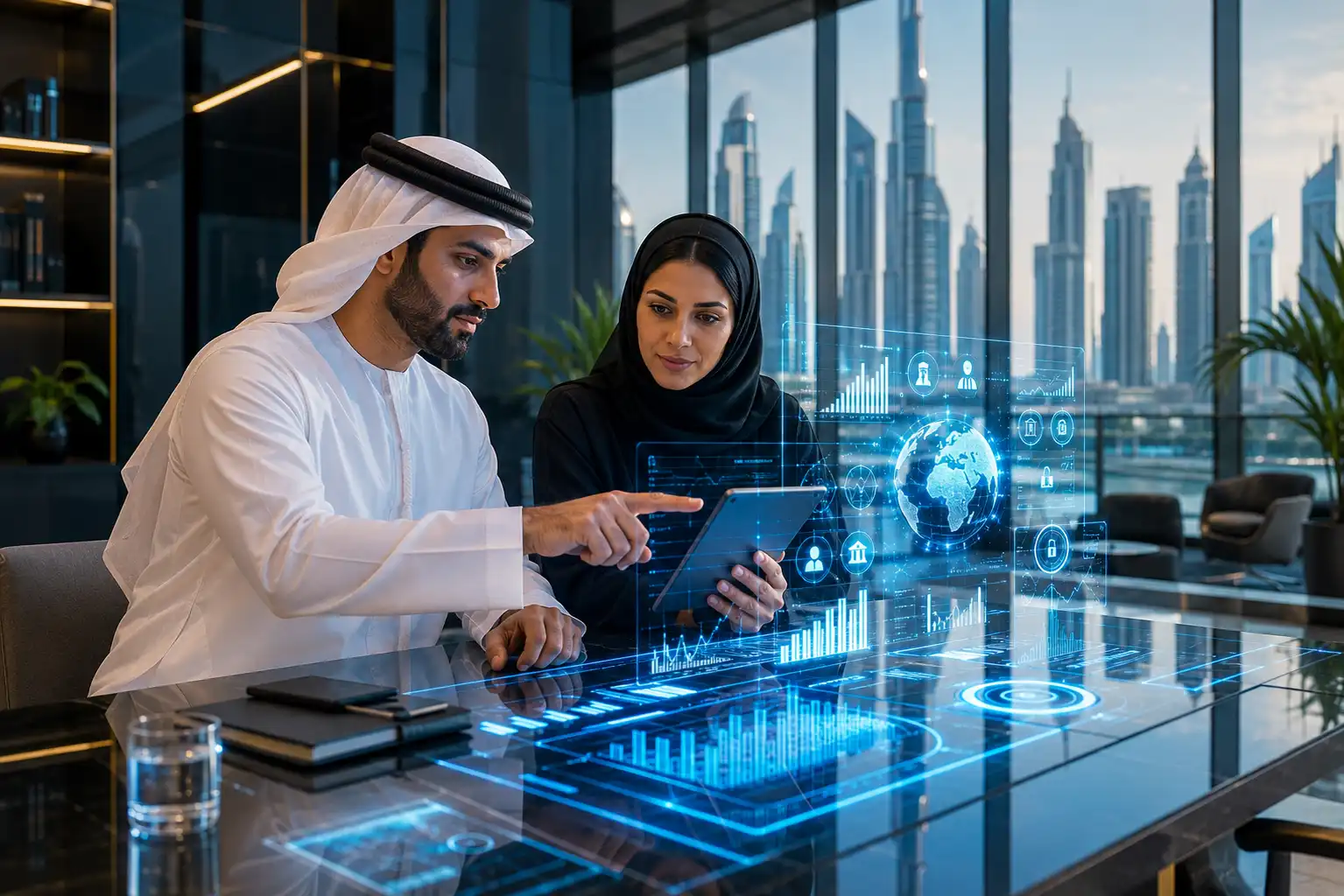 Futuristic fintech innovation and digital banking ecosystem in Middle East
