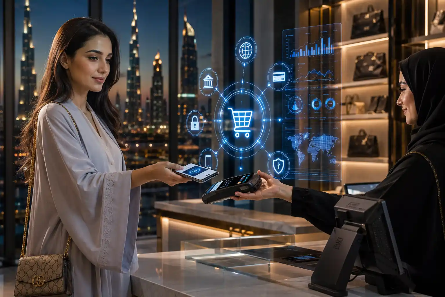 Digital payment technology and fintech solutions in UAE