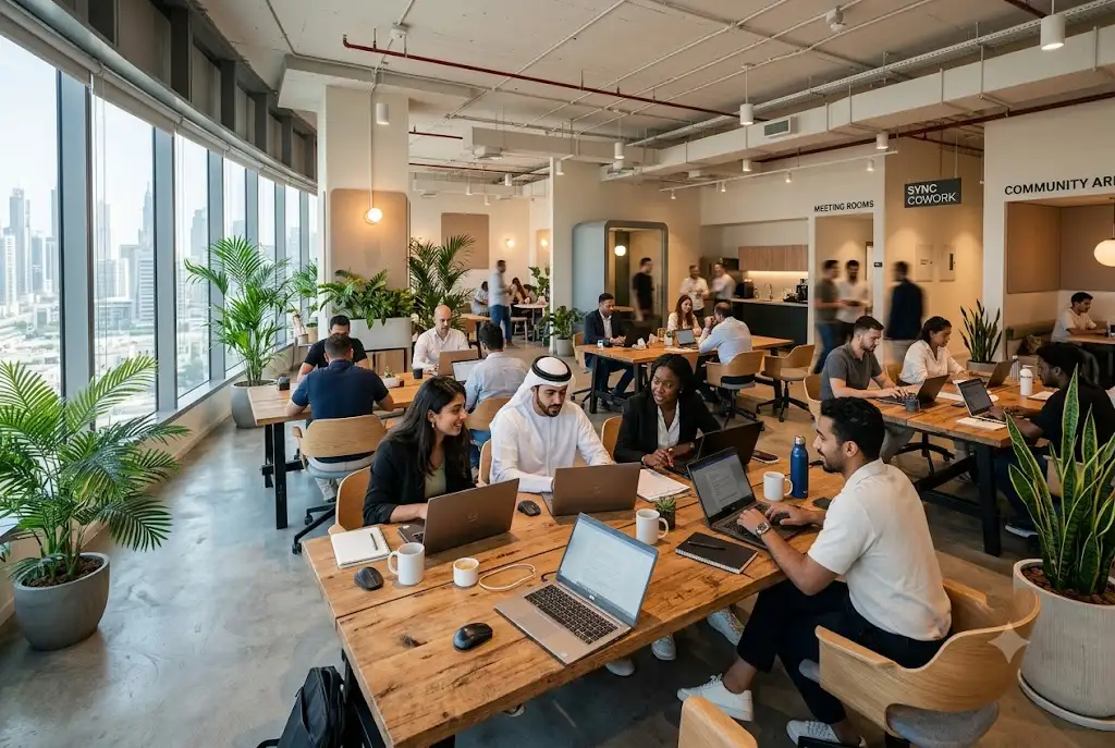 affordable coworking space for entrepreneurs and remote teams in Dubai