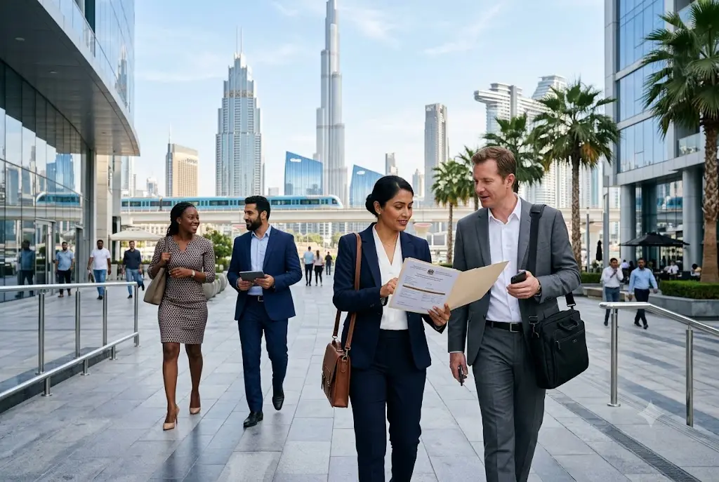 Dubai work permit process for foreign employees working in the UAE