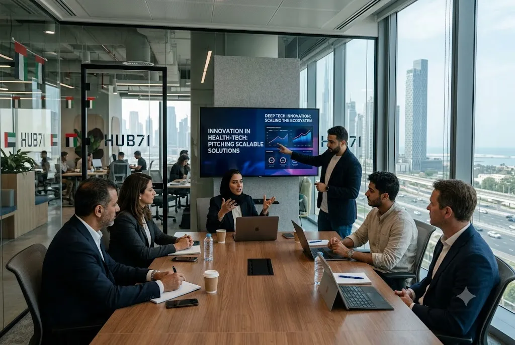 early stage venture capital firms meeting startup founders in the UAE