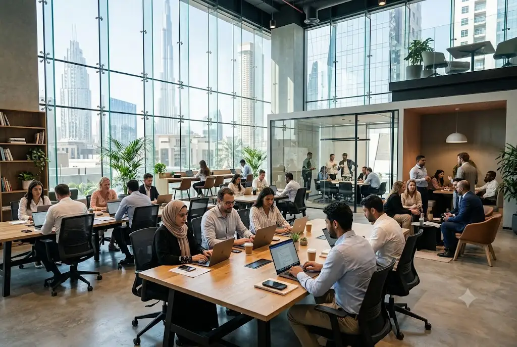 free coworking space in dubai supporting startups and freelancers