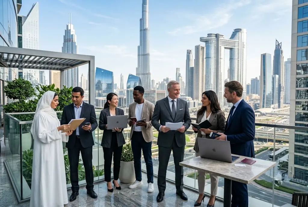 Types of visa in UAE including work, business, investor, Golden, Green, and Blue visas
