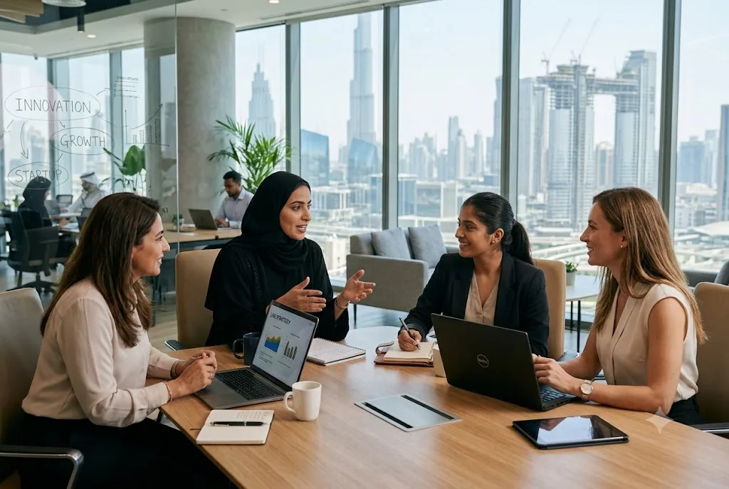 women in business leading innovation and entrepreneurship in the UAE