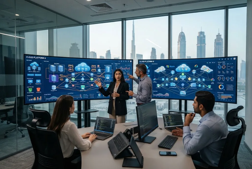 AWS vs Azure Comparison for cloud computing and business infrastructure in 2026