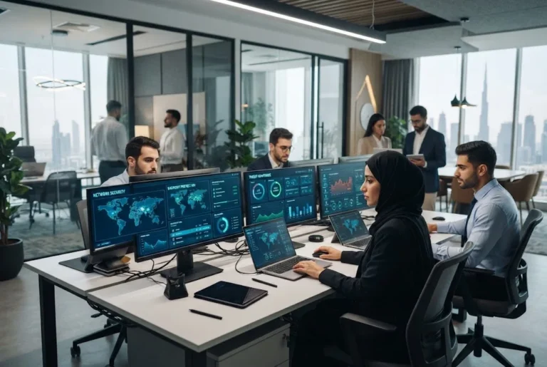 Best cybersecurity tools for small businesses in a modern UAE office