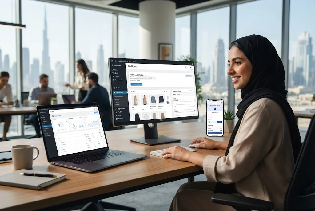 Shopify vs WooCommerce comparison for UAE e-commerce businesses