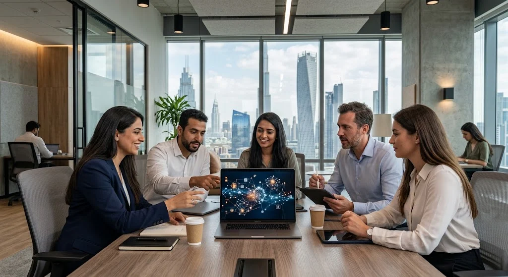 Best blockchain startups in Dubai exploring blockchain infrastructure, Web3 technology, and real estate tokenization
