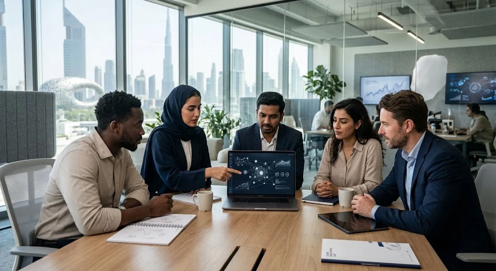 Future of Web3 in UAE economy with blockchain innovation, digital finance, and decentralized technology in Dubai